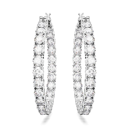 Swarovski 'Matrix' Dames Oorbellen van Basismetalen Hangers - Zilver 5647715 - Image 2