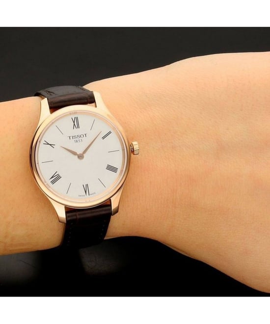 Tissot 5.5 Lady Dames Horloge Bruin T0632093603800 - Image 5