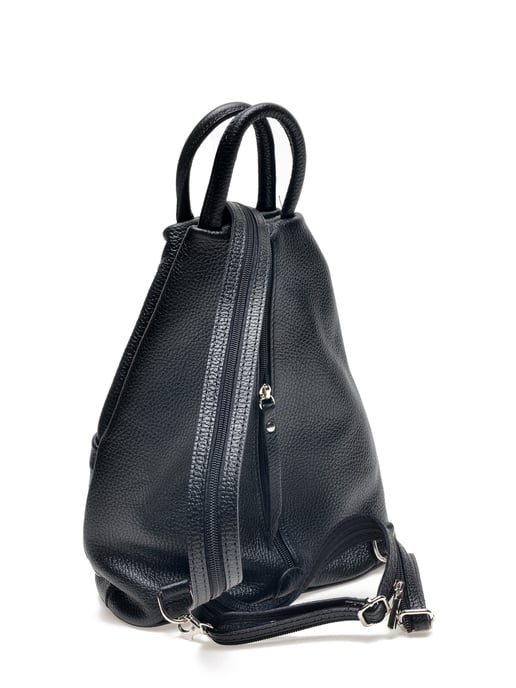 Carla Ferreri SS22 CF 1625 Zwart Rundleer Tas - Image 2