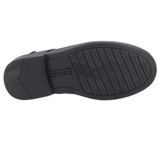 Hush Puppies Jongens Tommy Leren Schoolschoenen (Zwart) - Image 5