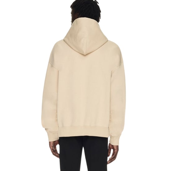 Off-White Script Logo Opposite Over Skate Fit Beige Hoodie