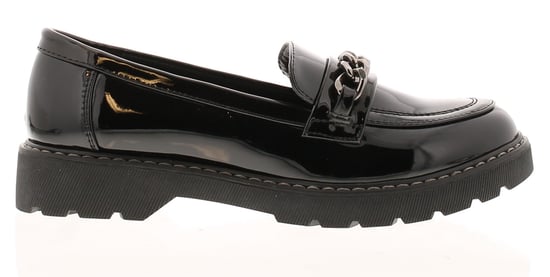 Apache Womens Shoes Work School Kilburn Slip On black patent