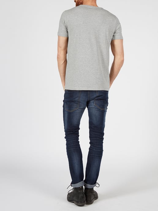 Petrol Industries - 2-pack Basic Crew Neck T-shirts Men - Grey