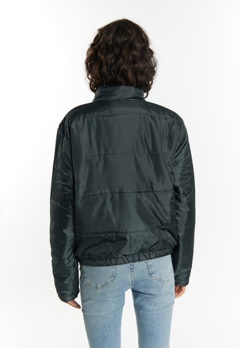 Mymo Licht gewatteerd blousonjack Dames Houtskool - Image 4