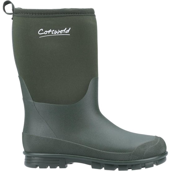 Cotswold Childrens/Kids Hilly Neoprene Wellington Boots (Green)