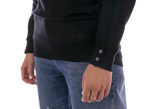 Guess Sweater Adele Batmouwen Zwart - Image 4