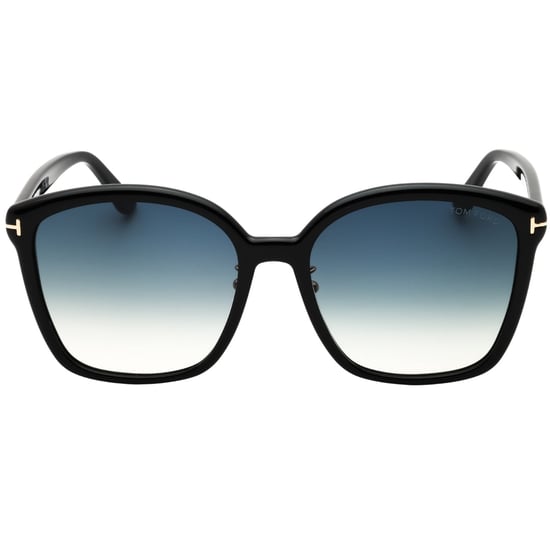 Tom Ford Smoke Gradient Lens Shiny Black Sunglasses