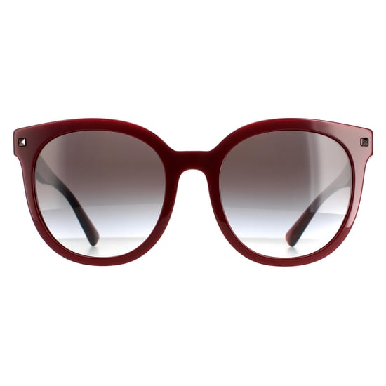 Valentino Round Womens Bordeaux Grey Gradient VA4083