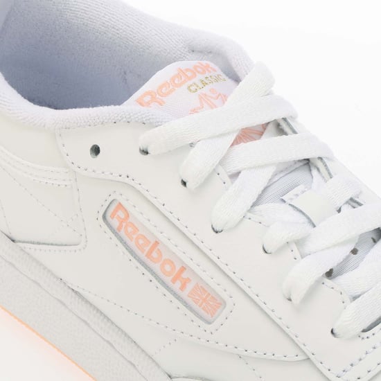 Women's Reebok Classic Club C 85 Trainers in White - Image 5