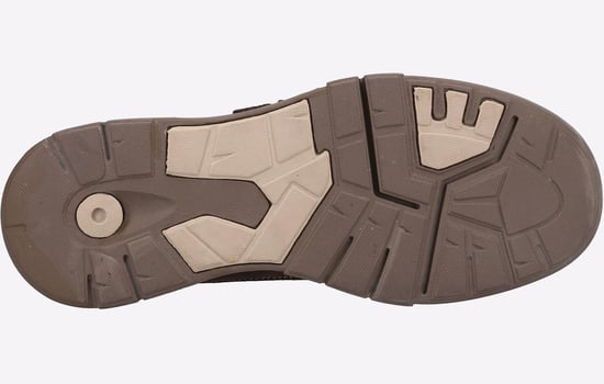 Hush Puppies Fabian Double Strap Leren Bruine Heren Instappers - Image 4