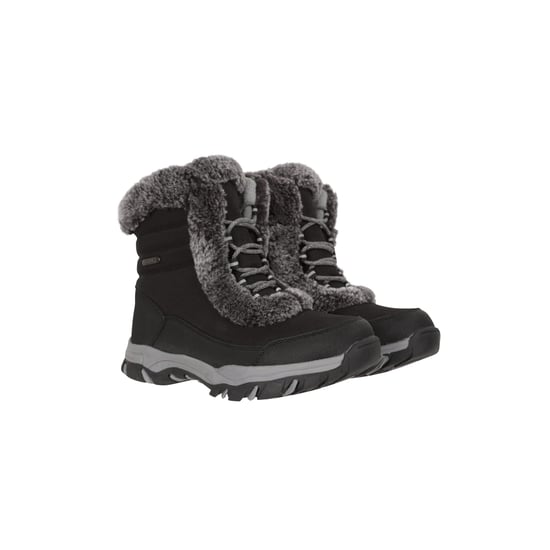 Mountain Warehouse Dames/Dames Ohio Thermische Snowboots met Korte Schacht (Zwart) - Image 1