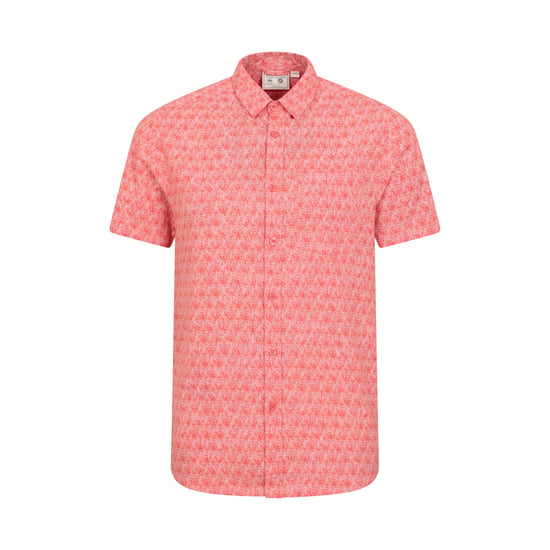 Mountain Warehouse Heren Preston Illustratie Bladeren Shirt (Koraal) - Image 1