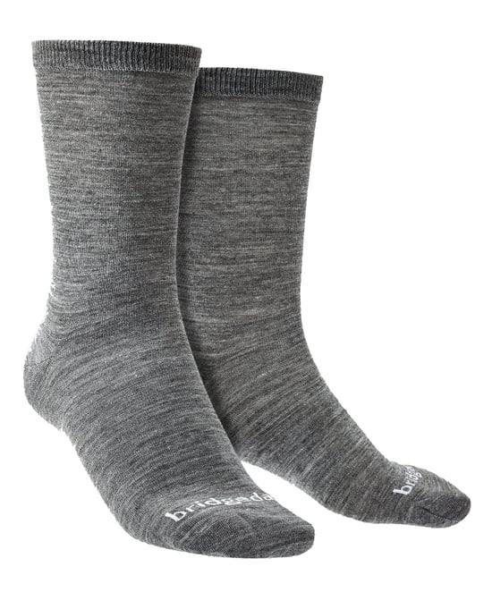 Bridgedale - 2-pack Liner Basislaagsokken voor Boots - Grijs - Image 1