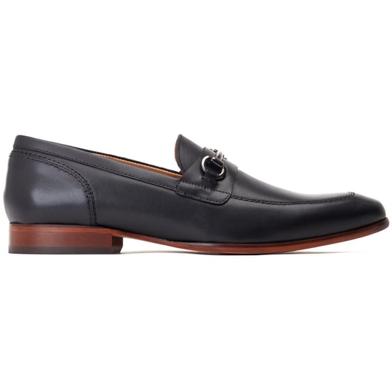 Base London Russo Leren Herenpantoffels Zwart - Image 5