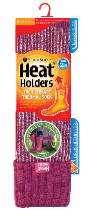 Heat Holders - Thermische wintersokken voor dames - Roze - Image 2