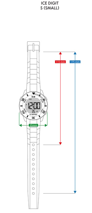 Ice Watch Ice Digit - Gold Metallic Kind Horloge Goudkleurig 021277 - Image 4