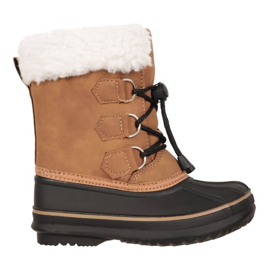 Mountain Warehouse Adaptieve sneeuwlaarzen voor peuters (Bruin) - Image 1