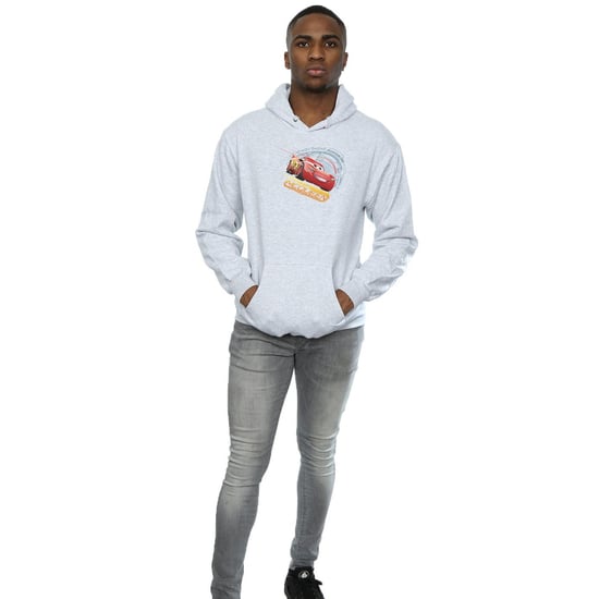 Disney Heren Cars Lightning McQueen Hoodie (Sportgrijs) - Image 4