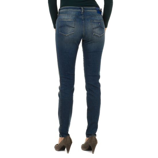 Women's long skinny fit style jeans 6X5J06-5D06Z