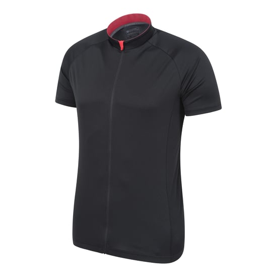 Mountain Warehouse Mens Roubaix Full Zip Cycling Top (Jet Black)