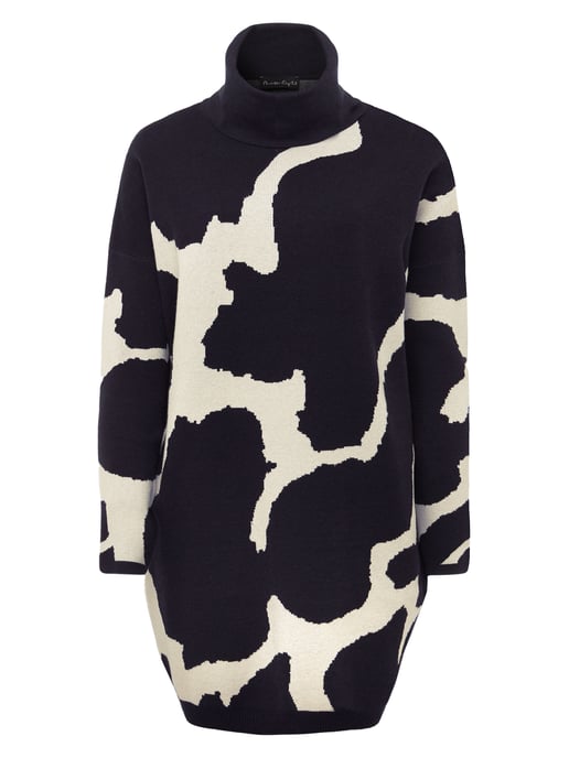 Stefani Animal Print Tunic Dress