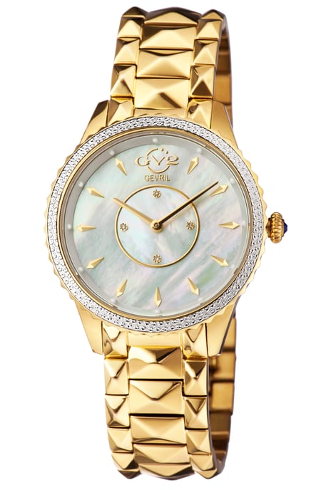 GV2 Siena Zwitserse quartz MOP wijzerplaat roestvrij stalen horloge - Image 1