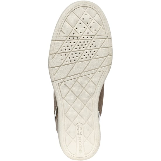 Geox D Maurica Leren Damestrainers Donker Taupe - Image 3