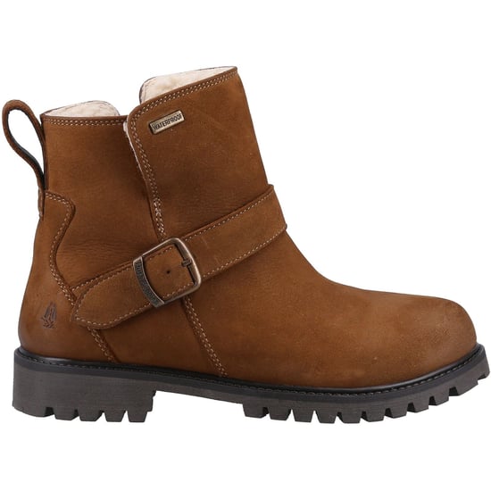 Hush Puppies Wakely Leren Dameslaarzen Tan - Image 4