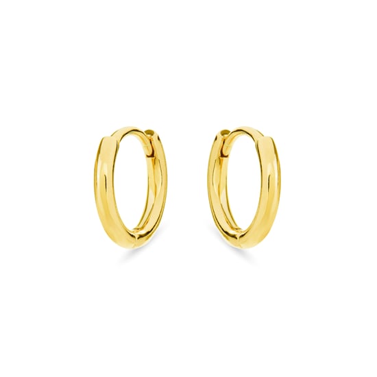 Luxenter oorbellen, 925 sterling zilveren edum met 18 karaat geelgouden afwerking - Image 2