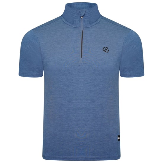Dare 2B Mens Pedal It Out Marl Cycling Jersey (Stellar Blue)