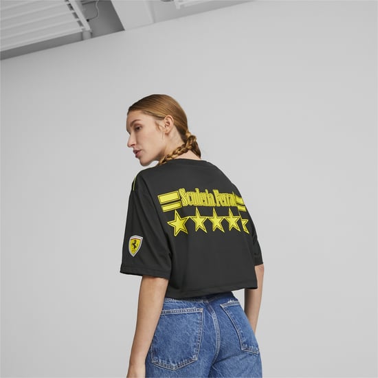PUMA Womens PUMA x Scuderia Ferrari x June Ambrose Motorsport T-Shirt - Image 4