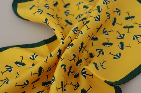 Printed DG Logo Square Scarf