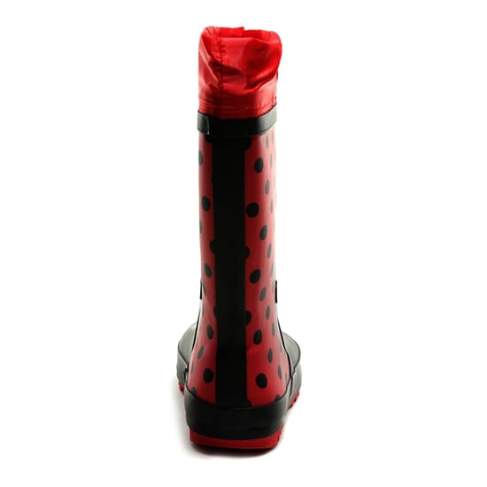 Dare 2B Childrens/Kids Mudplay Dinosaur Wellingtons (Red/Black Solid)