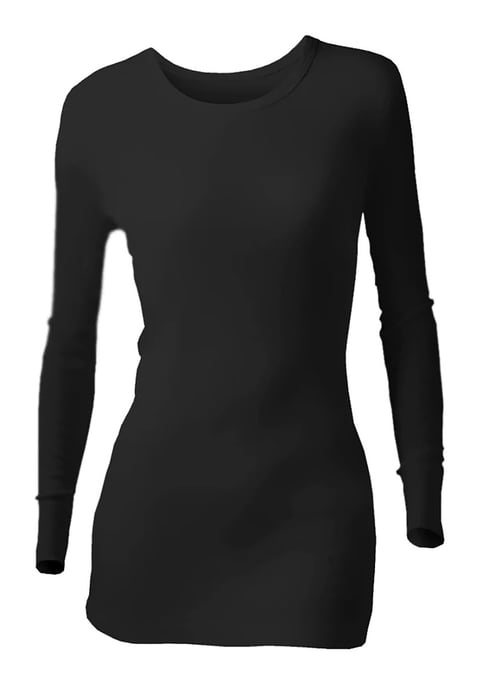 Heat Holders - Dames Thermisch Ondergoed met Lange Mouw - Zwart - Image 1