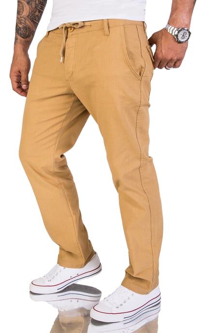 Rock Creek Stoffhose Camel