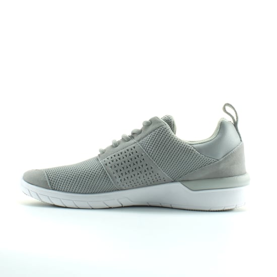 Supra Scissor Light Grey Textile Mens Lace Up Running Trainers 08027 054