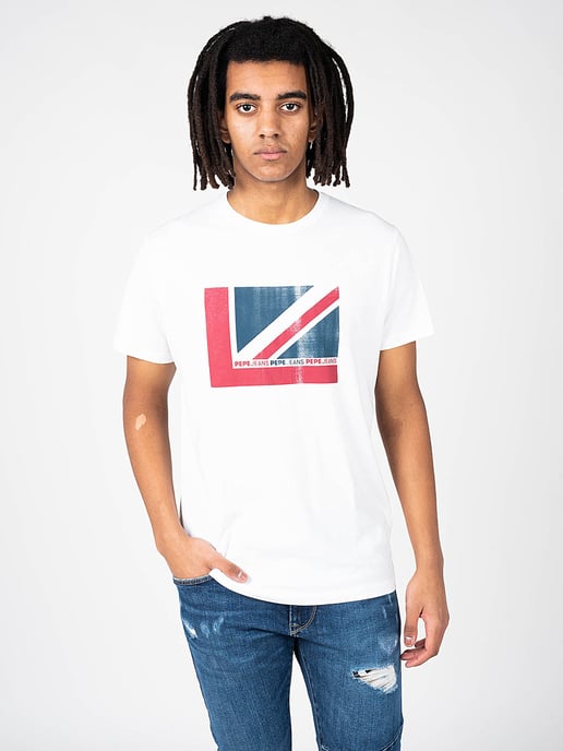 Pepe Jeans T-shirt Ramone Mannen Wit - Image 6