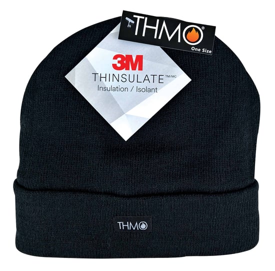 THMO - 3 m Dunsulate thermo warme muts voor heren - Zwart - Image 2