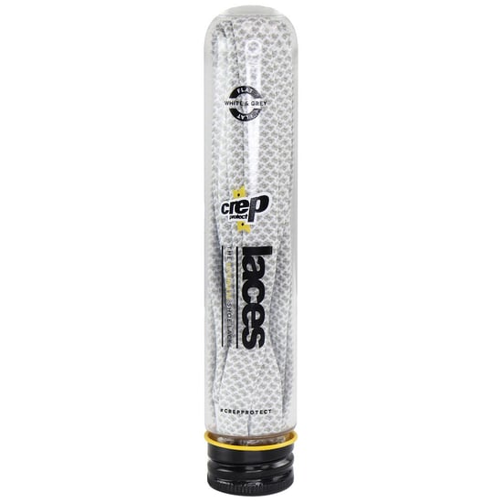 Crep Protect De Ultieme Ronde Wit/Grijze Schoenveters - Image 1
