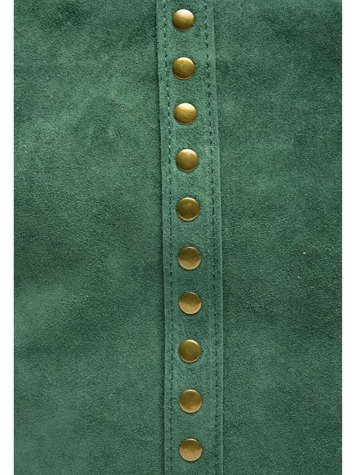 Carla Ferreri SS22 CF 8127 Groen Rundleer Tas - Image 3