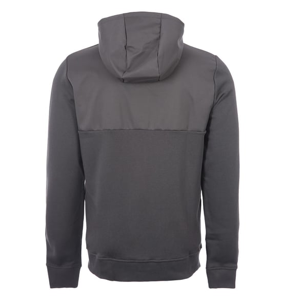 Lyle & Scott softshell jersey hoodie met rits in grijs - Image 2