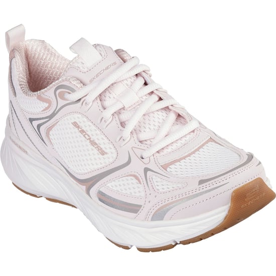 Skechers Edgeride Silver Eclipse Synthetic Damestrainers - Image 1