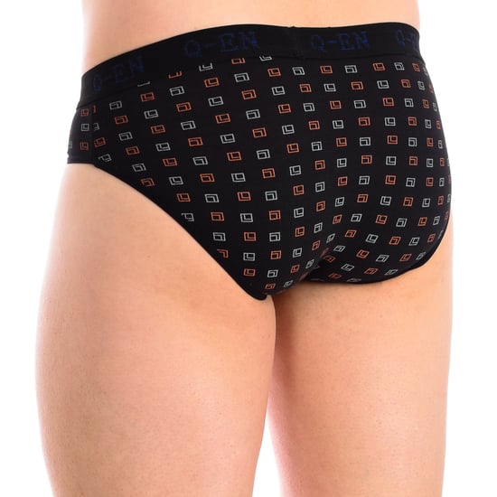 Pack-3 Q-EN Slips printed breathable fabric 504 men