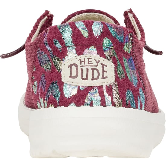 HEYDUDE Wendy Corduroy Leo Polyester Damesschoenen Bourgondië - Image 2