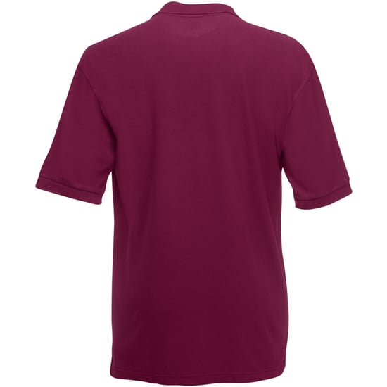 Fruit of the Loom Kinder/Kids Piqué Poloshirt met Korte Mouwen (Bordeaux) - Image 2