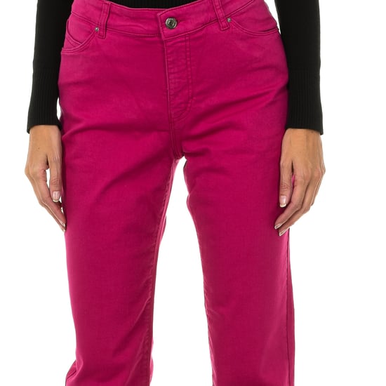 Women's long stretch denim pants 6Y5J18-5D3IZ