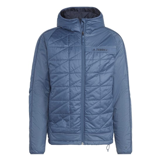 Men's adidas Terrex Multi Insulated Hooded Jacket in Blue