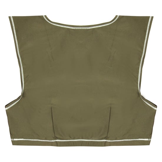 Nike Dri-Fit Sports Bra Fitness V-Neck Brown Sleeveless Training Top 222665 204