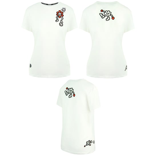 Puma x Mr Doodle Short Sleeve Crew Neck White Womens T-Shirt 598691 02
