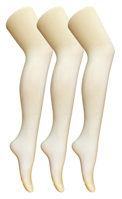 3 paar dames gekleurde ondoorzichtige 80 denier panty's - Room - Image 1